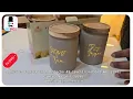 Vintage Sugar Tea Coffee Glass Container Rs 999