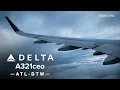 Delta Air Lines A321 Atlanta ATL to Detroit DTW - N380DN