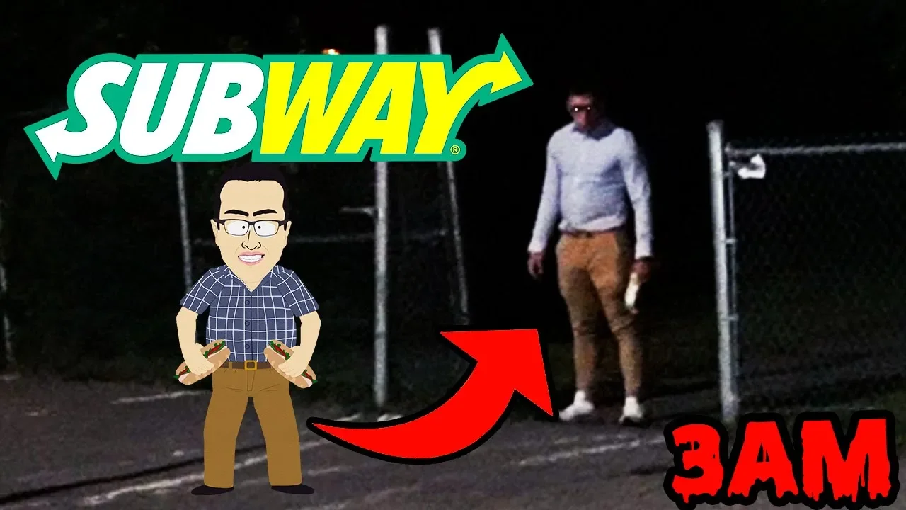 DONT GO TO SUBWAY AT 3AM OR JARED.EXE FROM SUBWAY WILL APPEAR! | HAUNTED JARED.EXE APPEARS!!