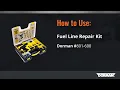 How to fix damaged vehicle fuel lines easier with Dorman s repair kit tech tray