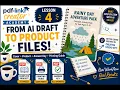 Finishing Our AI-Built Digital Product Cover Answer Key Final PDFs