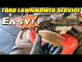 Service Your TORO Lawn Mower At Home Easy