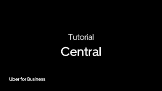 Meet Central Uber for Business