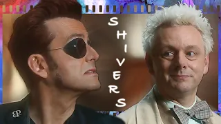 shivers when crowley efforts aziraphale good omens music video edit with art images