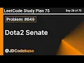 Dota2 Senate - LeetCode 649 Medium LeetCode Study Plan