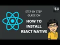 Install React Native Windows-7 10 Linux React Native tutorial for beginners