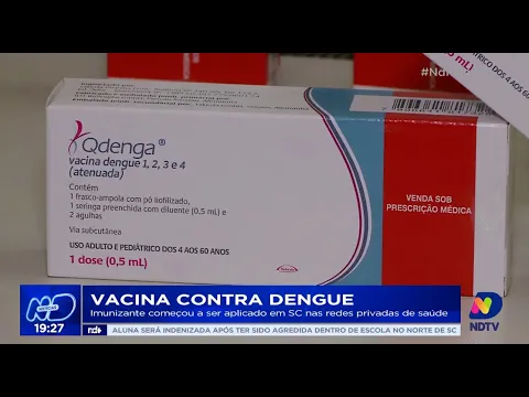 Vacina contra dengue: imunizante começou a ser aplicado em SC nas redes privadas de saúde