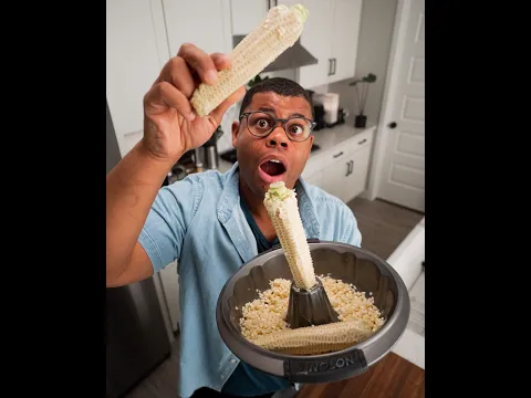 How to easily remove corn kernels