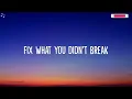 Nate Smith - Fix What You Didn't Break (Lyrics Video)