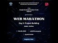 Web Development Marathon WEB MARATHON Day-3 PROJECT BUILDING GDSC-ADGITM