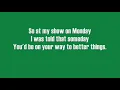 The Kooks - She Moves In Her Own Way. Lyrics.