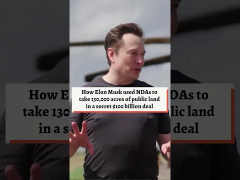 We went to Louisiana, where Elon Musk used NDAs to take over 130,000 acres of public land