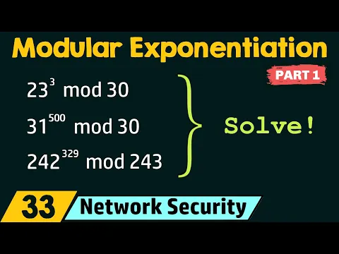 Modular Exponentiation (Part 1) - YouTube thumbnail