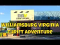 Williamsburg Virginia Vintage Finds DAV Thrift Store Treasure Hunt
