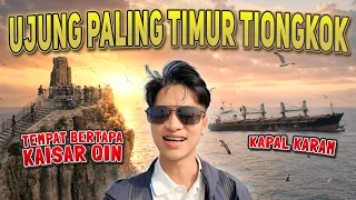 Titik Matahari Terbit PERTAMA KALI di Tiongkok😱⁉️ Kapal KARAM jadi Wisata SUPER VIRAL di Weihai🇨🇳