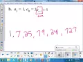 Recursive Formulas for Sequences - 7 5 day 1 Algebra 2