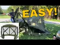 Clam Quick Screen Tent Real Time Setup
