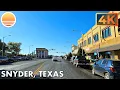Snyder Texas Drive with me
