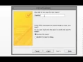 Database Activity Creating Reports
