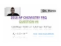 2016 AP Chemistry Exam FRQ