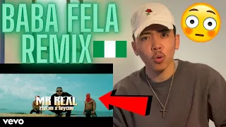 mr real baba fela remix official video ft zlatan laycon american reaction nigerian music 