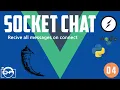 Project SocketChat - Part 4 Get messagest from socket io when a user connect
