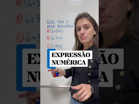 🧠Qual EXPRESSÃO NUMÉRICA tem o maior resultado?