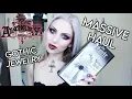 Huge Alchemy Gothic Haul Unboxing and Try On Goth Jewelry Alternative Lifestyle Vesmedinia
