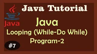 While - Do While Loop in Java Java Tutorial in Hindi Java for beginners Java by Manoj Sir
