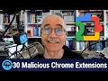 30 Malicious Chrome Extensions