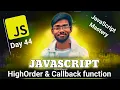 What is high order function what is callback