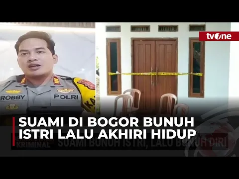 Pasutri Ditemukan Tewas di Bogor, Suami Diduga Akhiri Hidup usai Bunuh Istri