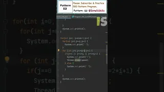 Java Pattern-53 500 Java Pattern Programs