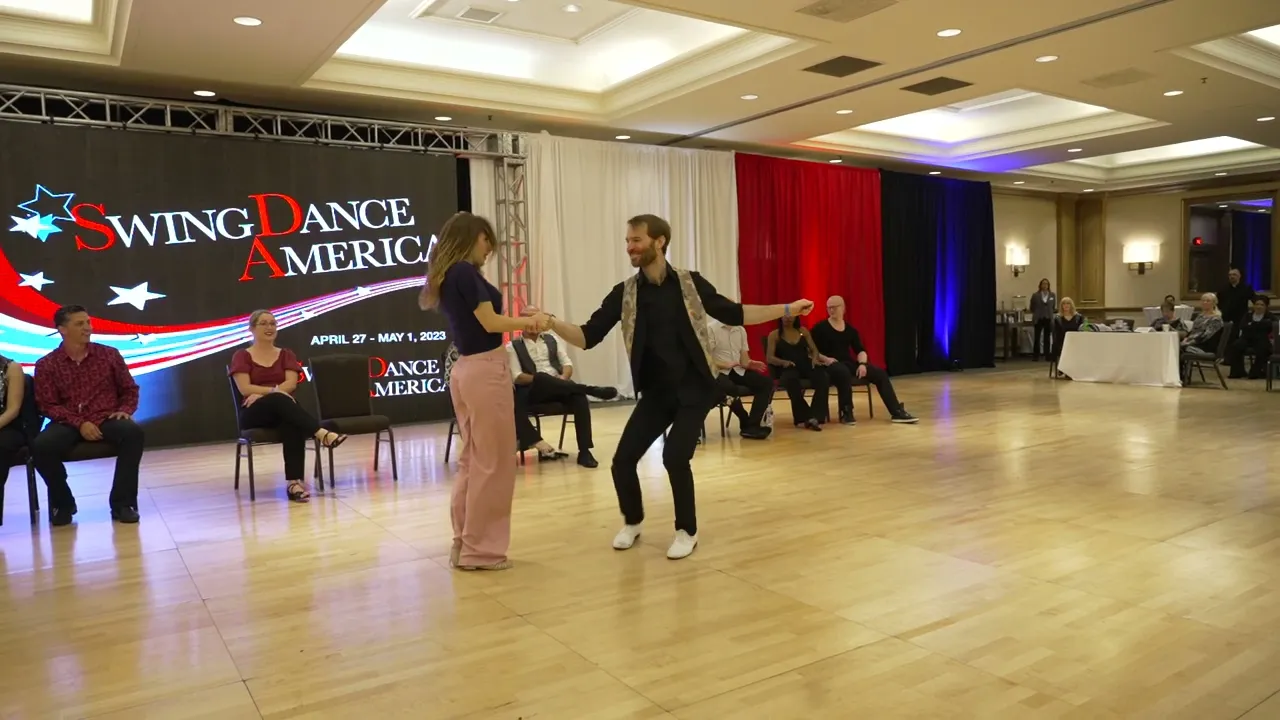 Swing Dance American 2023 - Champion Strictly Larisa Tingle & Kevin Kane - song 1