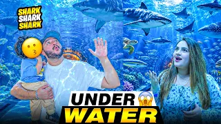 We Went Underwater For First Time😱Luxury Room Tour in Dubai😍