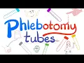 Phlebotomy Test Tubes Color-Coded - Red Blue Lavender Gold Green Gray