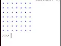 Square pattern program using python