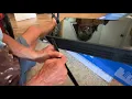 Attaching the legs to a Vizio 50 Inch 4k TV