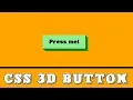 CSS 3d button animation on click cool css effects 2019