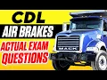 DMV Air Brakes Test CDL Prep Questions For All States