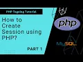 PHP Tagalog - How to Create Session using PHP