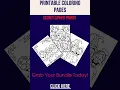 Free Printable Learning Pack for Kids 25 Pages Math Coloring Homeschool Tools