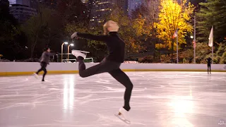 Olga Mikutina - “Nothing Else Matters” at Wollman Rink, Central Park NYC
