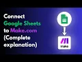 Connect Google sheets to Make com - Simple steps