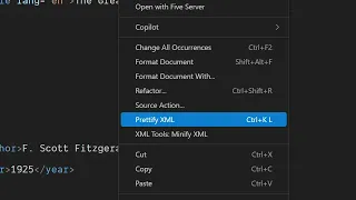 How to Prettify Auto Format XML Documents in VSCode IDE