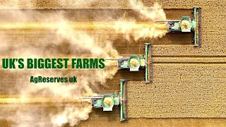 UK Wheat Harvest - Grain Storage & Tillage at AgReserves Farms | 3x John Deere X9 1100 - 9RX 640 +