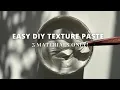 DIY Plaster Mixture Tutorial Creamy Texture Paste for 3D Plaster Art Easy Texture Paste Tutorial