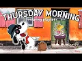 Peaceful Thursday with Snoopy Calm Morning Jazz for Focus Classroom by Jazzy