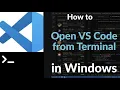 How to Open VS Code from Terminal Use the code Command in Windows Mac Linux Step-by-Step