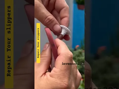 How To Repair Old Slippers At Home Easy 😱 |  New Ideas For Deepawali #hareramfact